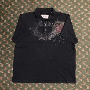 Grunge Y2K polo